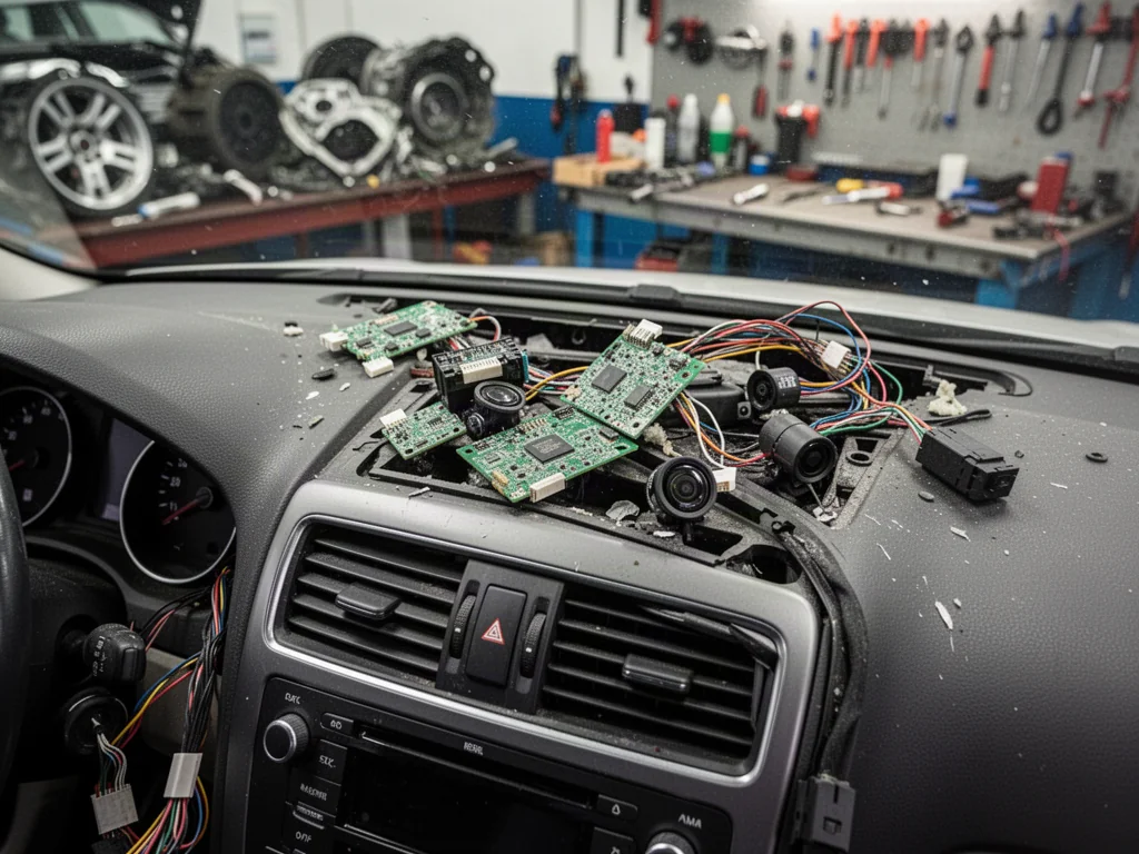 Audi powypadkowe: dlaczego koszt naprawy elektroniki może zaskoczyć?